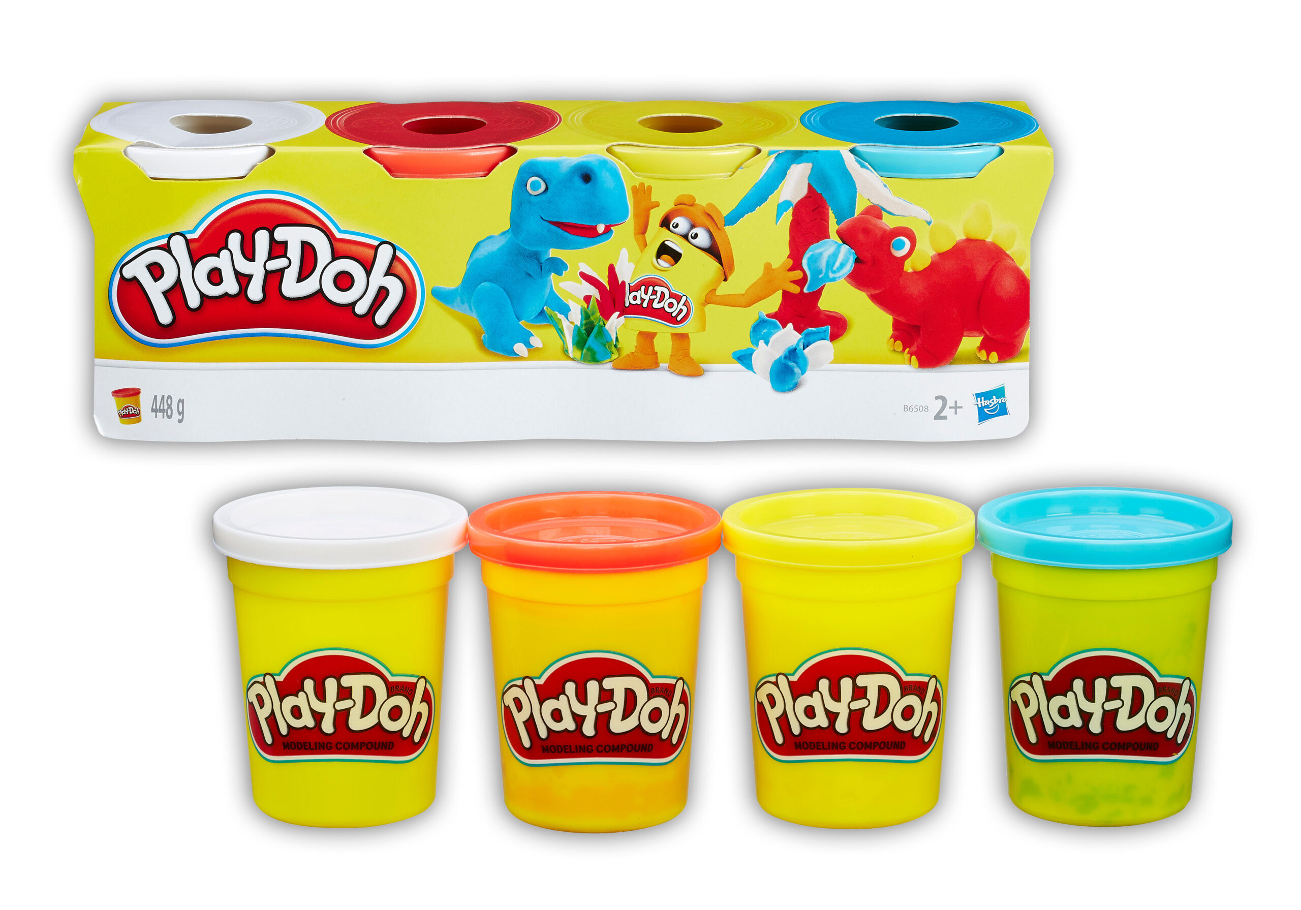 Plasticina Pack 4 Cores Play-doh Hasbro B5517 - Americana