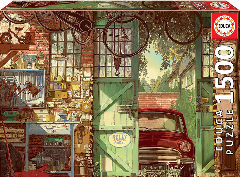 Puzzle Educa 1500 Pecas Old Garage Arly Jones 18005 - Americana
