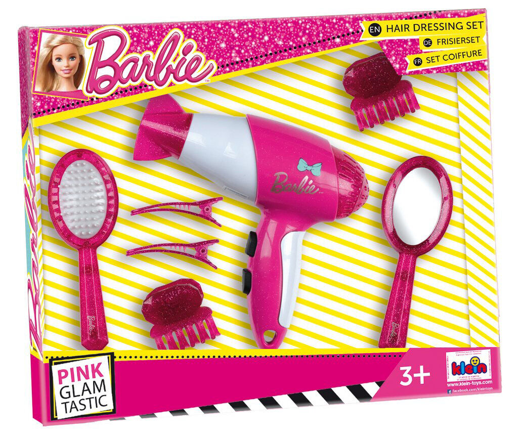 Kit Secador KLEIN Barbie (Idade Mínima: 3)