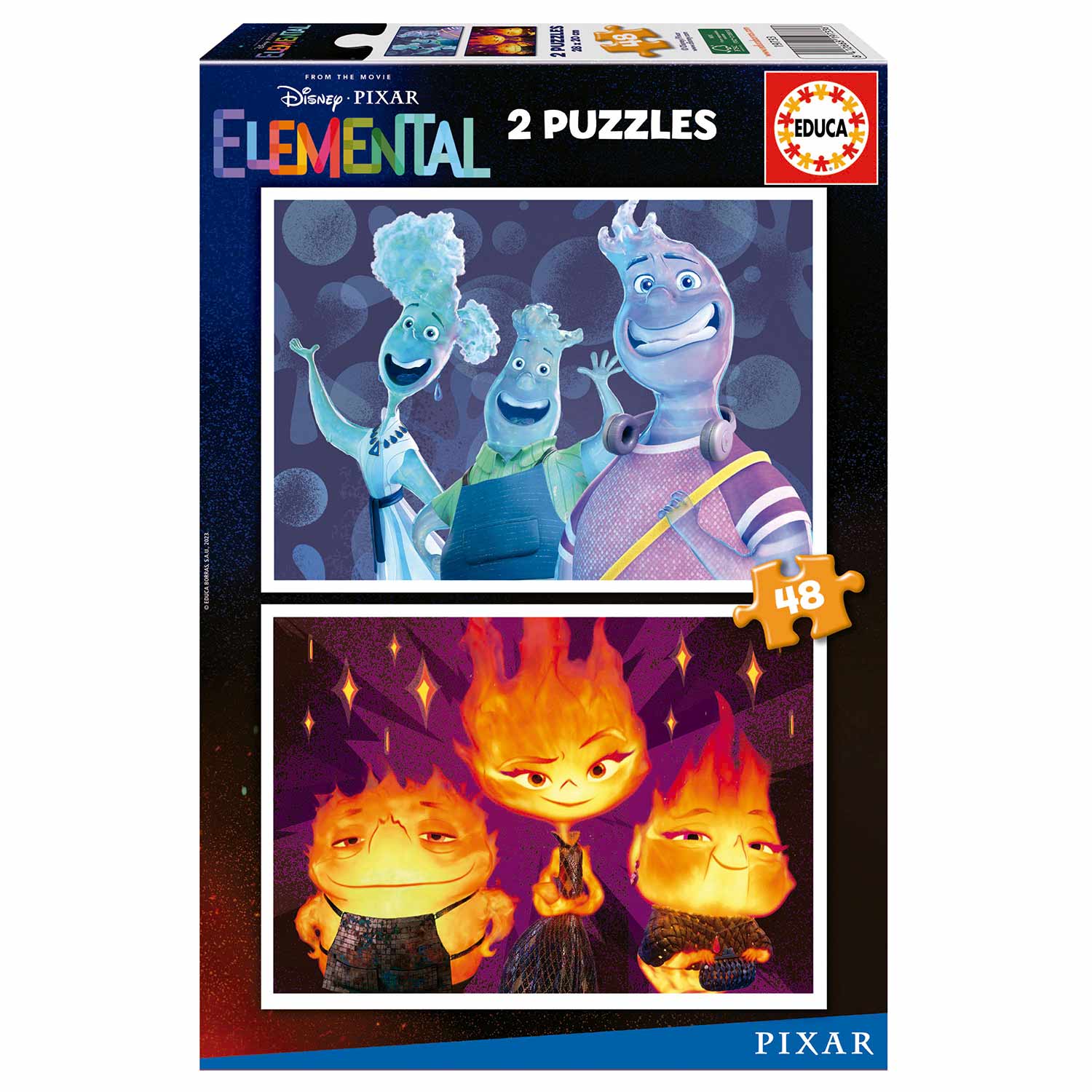 EDUCA PUZZLE REI LEÃO 2X48 PEÇAS