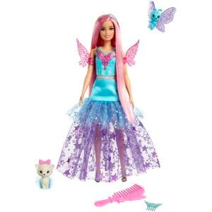Desenhos da Barbie e Unicórnio de Luzes Mágicas para Colorir