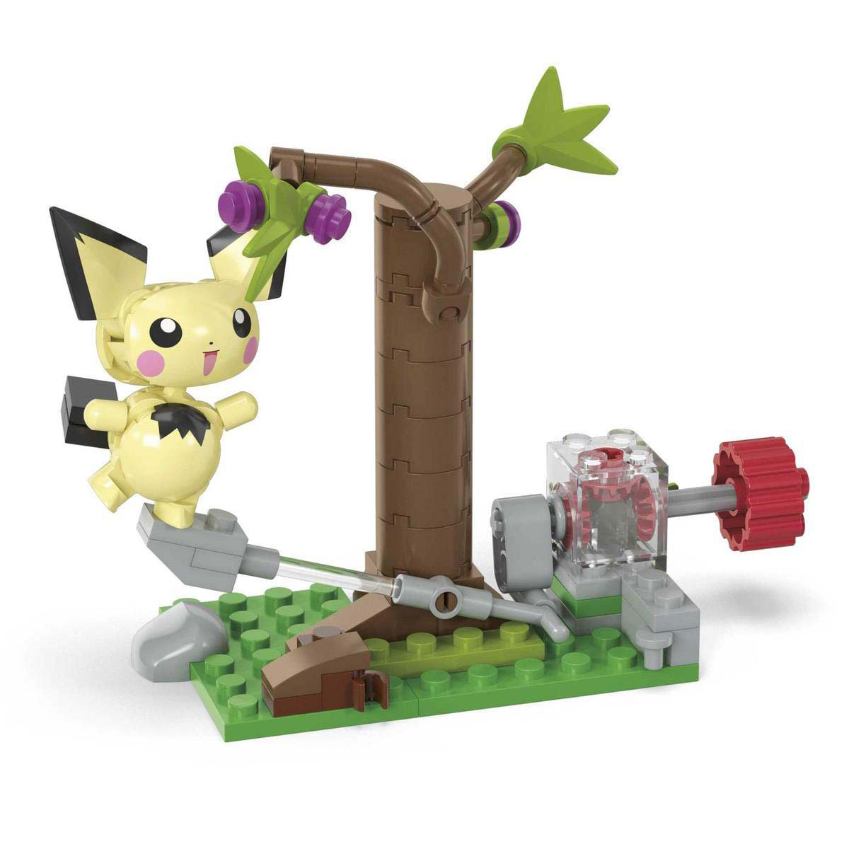 Conjunto de Construção MEGA Pokemon Pikachu, brinquedos de